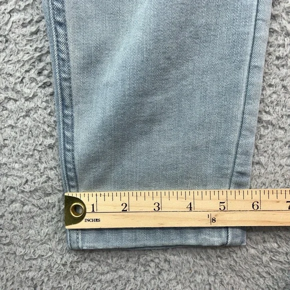 Mugsy Grands Jeans Mens 33x30 Tapered Blue Stretch Denim Light Wash - Picture 6 of 12